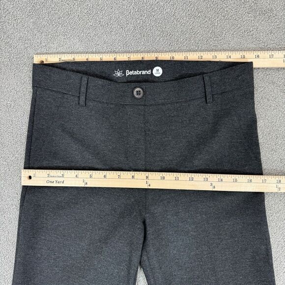 Betabrand Bootcut Pants Charcoal Grey Medium Long Dress Yoga - Picture 10 of 13